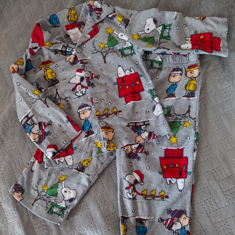 Peanuts 18m Christmas PJ Set